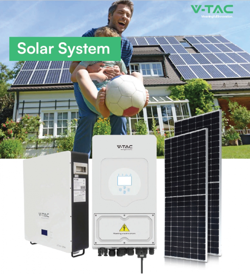 Sisteme fotovoltaice Sistem fotovoltaic hibrid 12kw