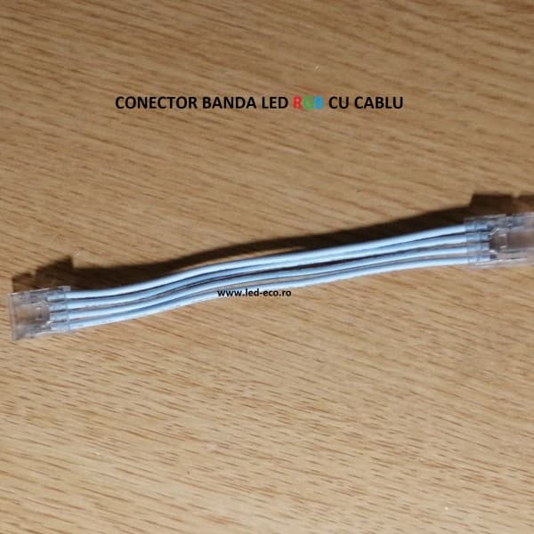 Conector prelungire banda led rgb cob