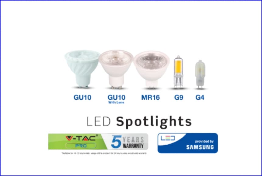 Becuri spot cu led Becuri spot led samsung 6,5w