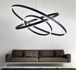Lustra dimabila 3 cercuri led 68w