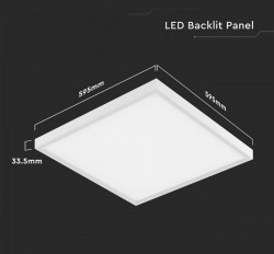Panou led aplicat 36W 4000K