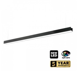 Lampa liniara neagra led CCT 40W