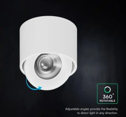 Spoturi orientabile aplicate 18W led CREE