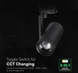 Proiectoare pe sina 30W led CCT