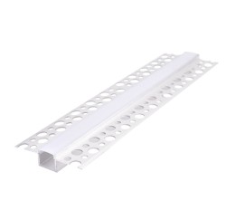 Profil alb incastrat pentru banda led
