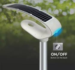 Lampa led 20W cu panou fotovoltaic