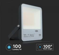 Proiector led 100W cu senzor crepuscular