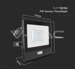 Proiector led 30W cu senzor 