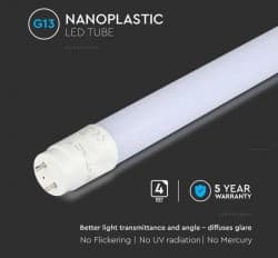 Tub led T8 120cm 16,5W lumina neutra