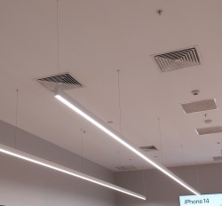 Lampa liniara suspendata led dimabila 2 metri