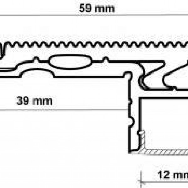Profil led pentru trepte