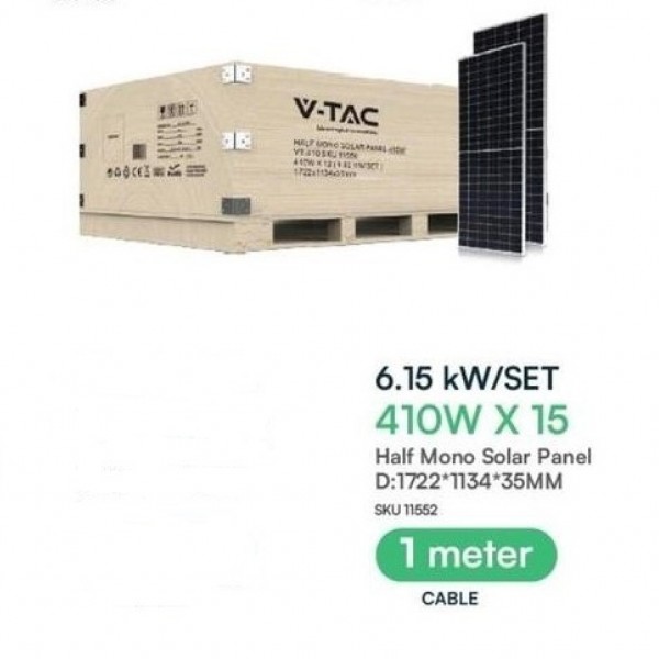 Pachet panouri fotovoltaice 6.15kw