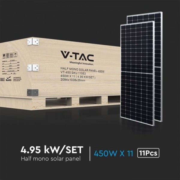 Pachet panouri fotovoltaice 4.95kw