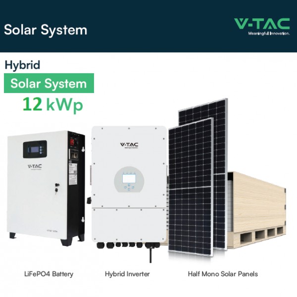 Sistem fotovoltaic hibrid 12kw