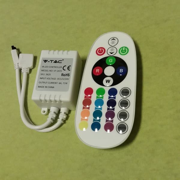 Controler led rgb 72w ir