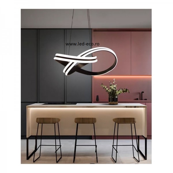 Lustra led 100W dimabila din telecomanda