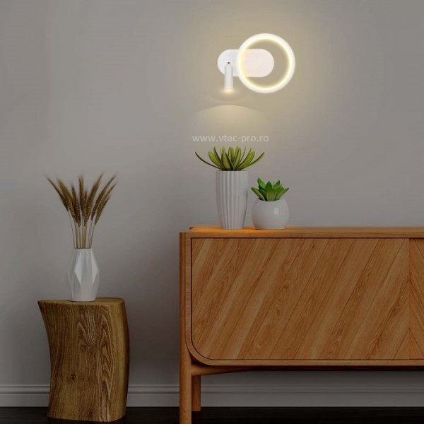 Aplica designer led 14W alba lumina neutra