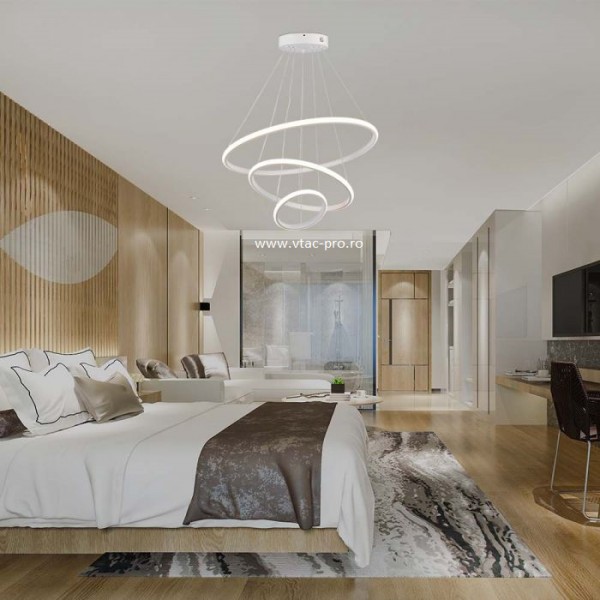 Lustra led designer 32W alba