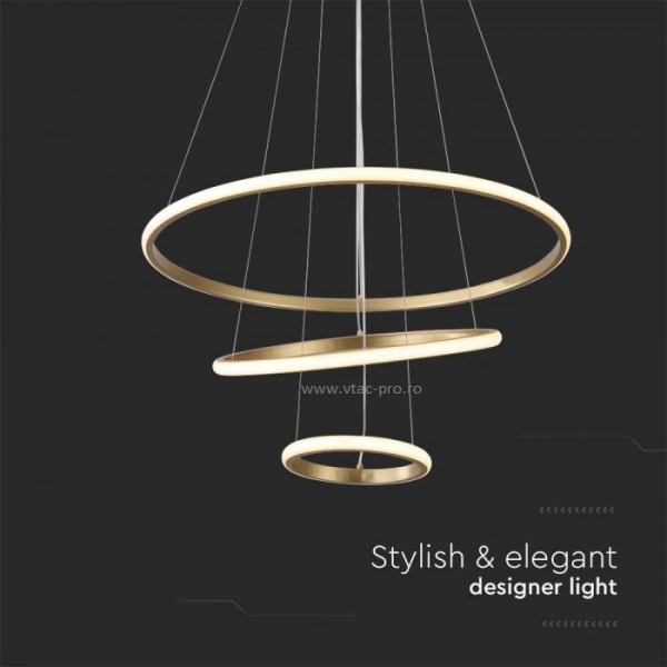 Lustra led aurie 32W