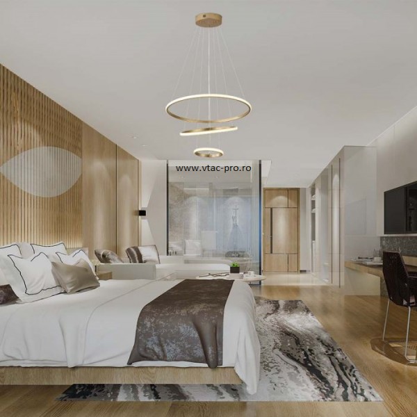 Lustra led aurie 32W