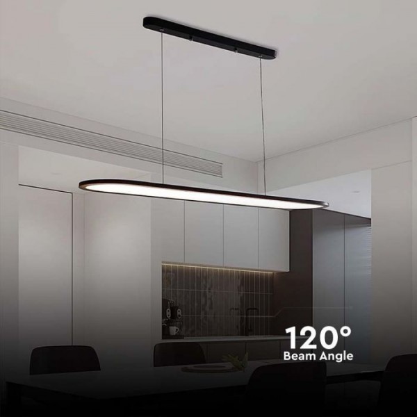 Lampa led 24W suspendata neagra