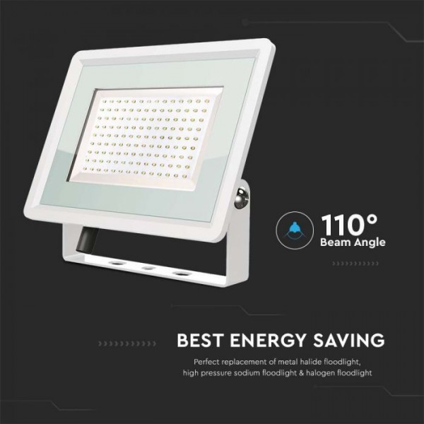 Proiector alb led 100w