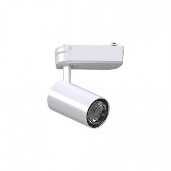 Proiector alb led 25W pe sina