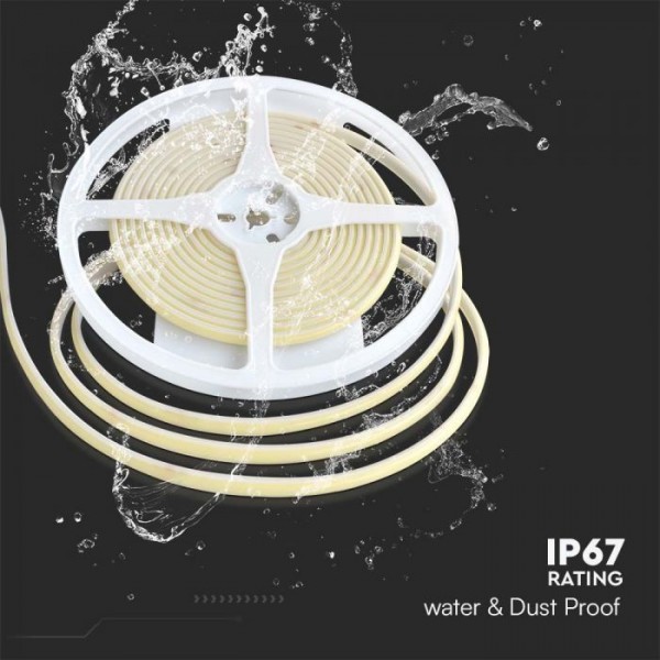 Banda led COB IP67 lumina rosie