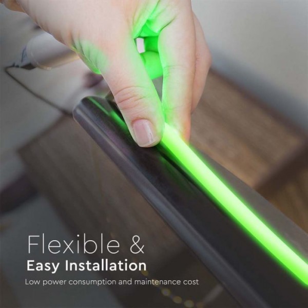 Banda led COB IP67 verde