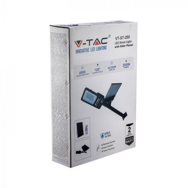 Lampi stradale led cu panou fotovoltaic 50W