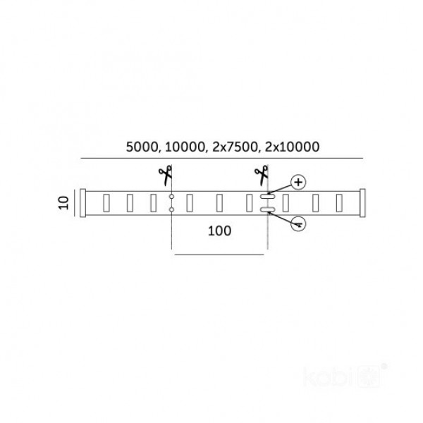 Kit banda led RGB CCT WI-Fi 20M