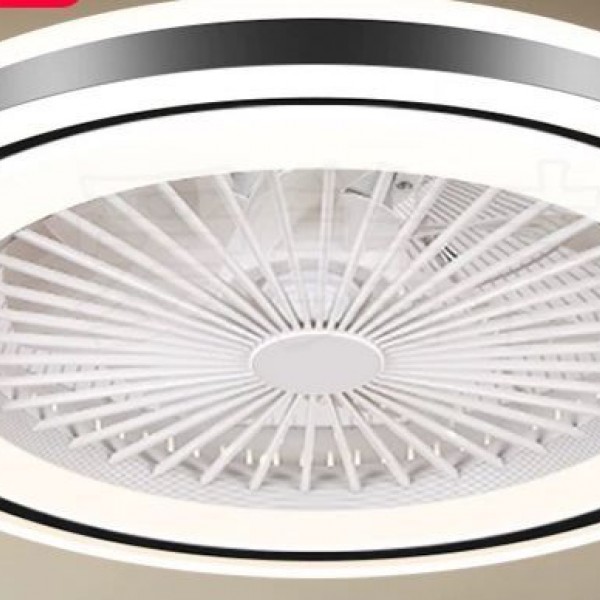 Lustra led 36W CCT cu ventilator