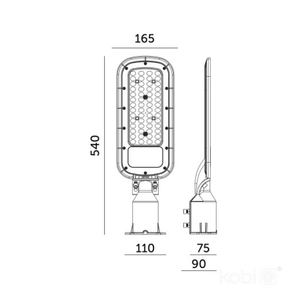 Lampa stradala led 150W lumina neutra