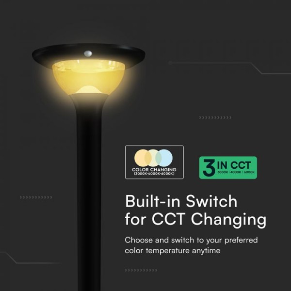 Lampa solara led 15W pentru parc