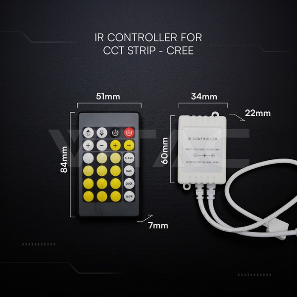 Controler banda led CCT