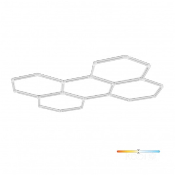 Honeycomb 5 hexagoane 208x300 cm 216W 6500K