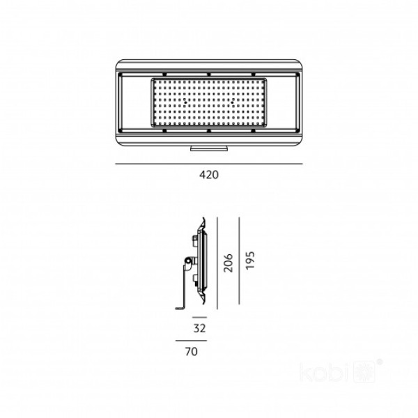 Lampa led 200W multifunctionala 3in1