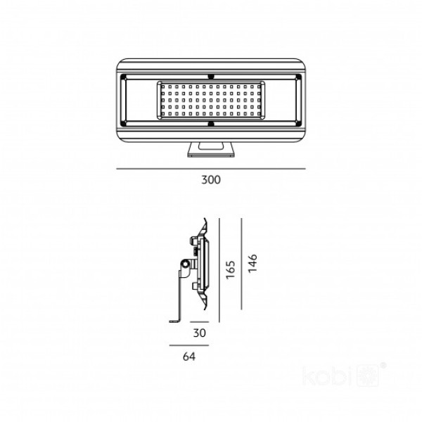 Lampa led multifunctionala 100W lumina neutra