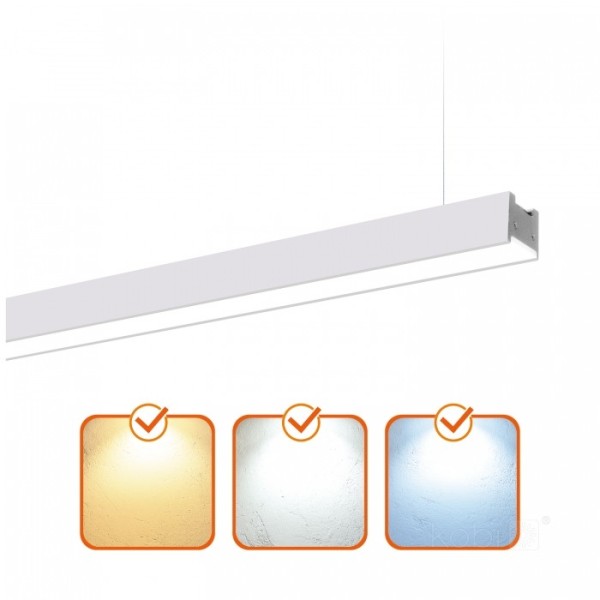 Lampa liniara alba led 40W CCT