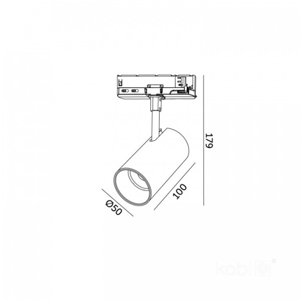 Spot led 10W CCT pe sina