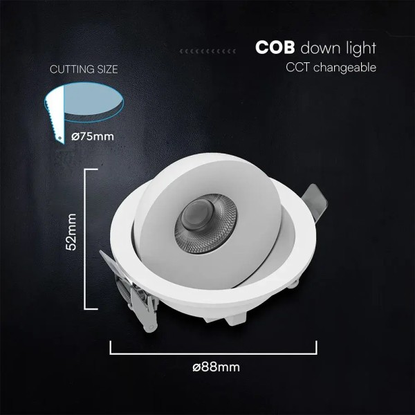 Spot orientabil led CREE 12W CCT