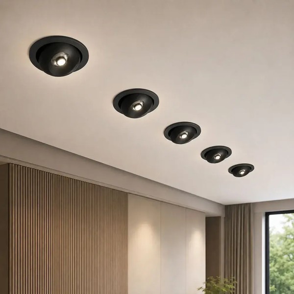 Spot orientabil negru led 12W CCT
