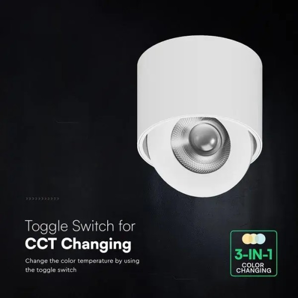 Spot aplicat orientabil led 12W CCT