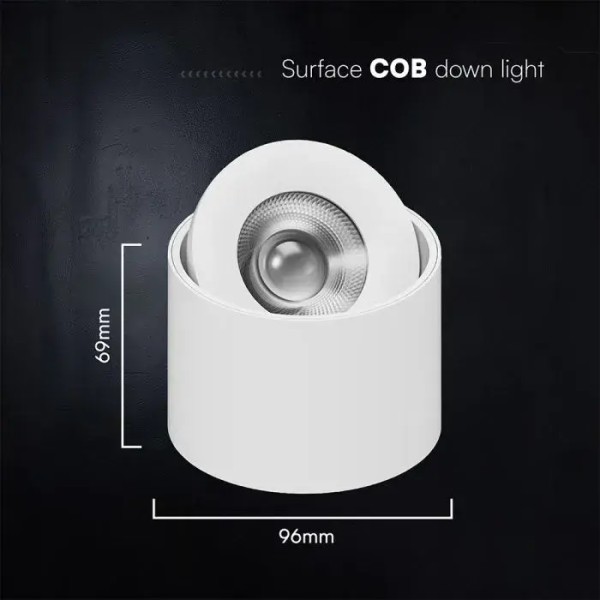 Spot aplicat orientabil led 12W CCT