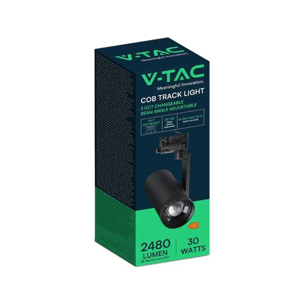 Proiectoare pe sina 30W led CCT
