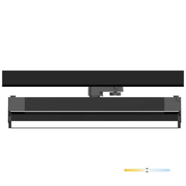 Spot led 36W negru pe sina