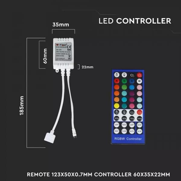 Controler led RGBW IR