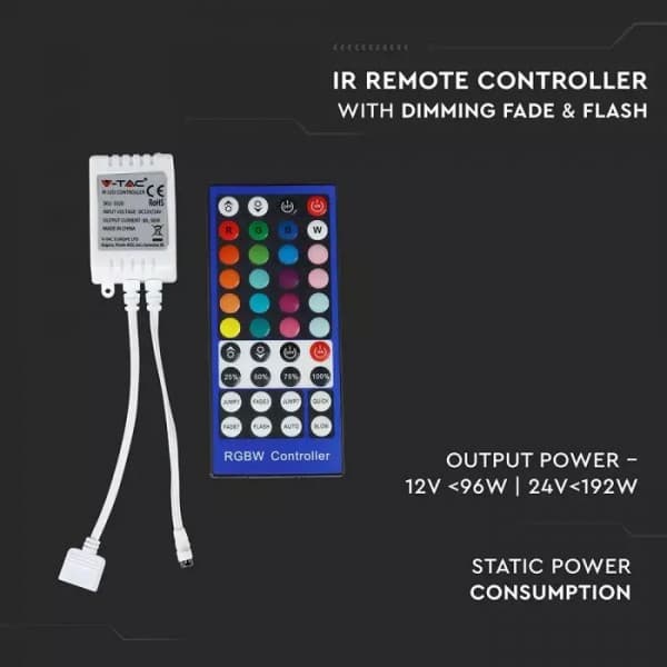 Controler led RGBW IR