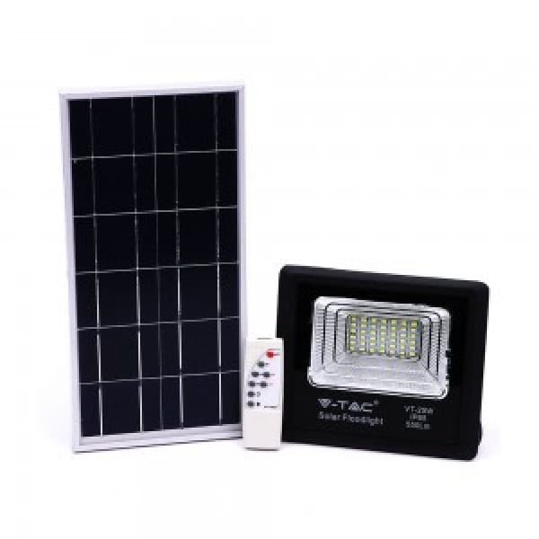 Proiector led 25w cu panou solar