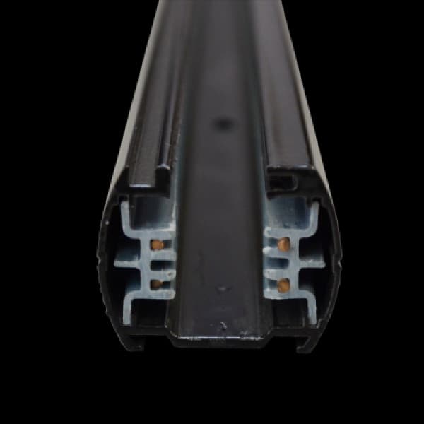 Sina montaj proiectoare 4 linii 2m neagra